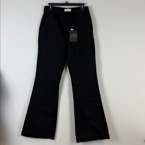Mango Black Denim Jeans NWT Size 8